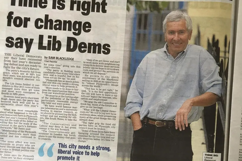 Herald coverage of Lib Dem local election campaign 2016