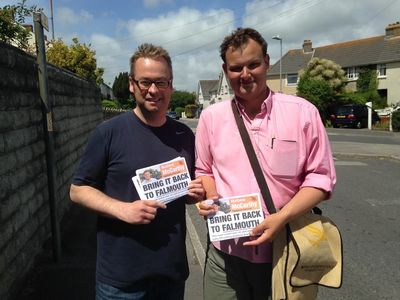 Lib Dems Stuart Bonar and Mathew McCarthy