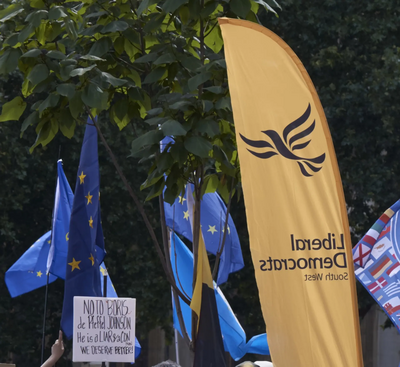 Lib Dem SouthWest sail flag