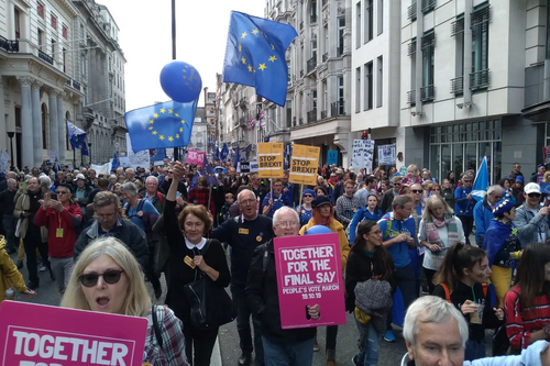 Plymouth Lib Dems on the march, 19/10/2019